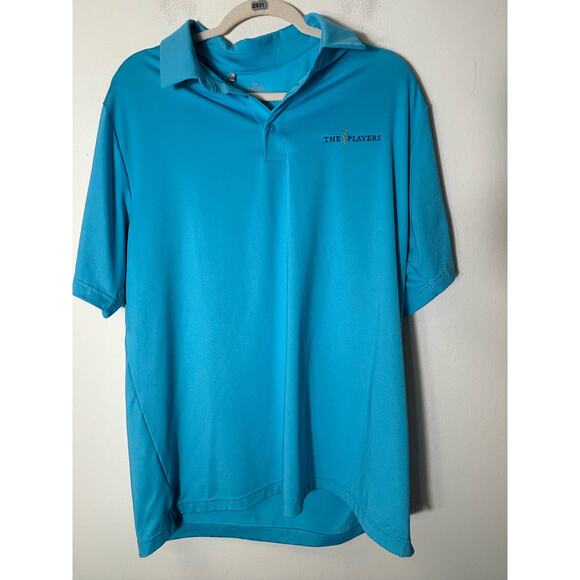 Mens Under Armour The Players Teal Golf Polo sz XL - Picture 1 of 2